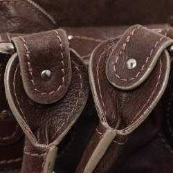 Pre Owned Chloe Brown Leather Paddington Satchel
