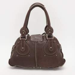 Pre Owned Chloe Brown Leather Paddington Satchel