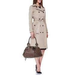 Pre Owned Chloe Brown Leather Paddington Satchel