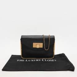 Chloe Black Leather Small Sally Shoulder Bag