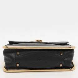 Chloe Black Leather Small Sally Shoulder Bag