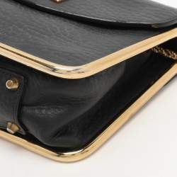 Chloe Black Leather Small Sally Shoulder Bag
