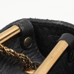 Chloe Black Leather Small Sally Shoulder Bag