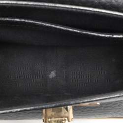 Chloe Black Leather Small Sally Shoulder Bag