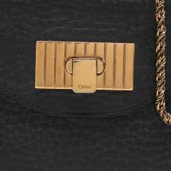 Chloe Black Leather Small Sally Shoulder Bag