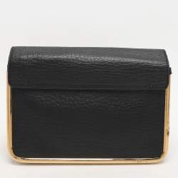 Chloe Black Leather Small Sally Shoulder Bag