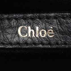 Chloe Black Leather Small Sally Shoulder Bag