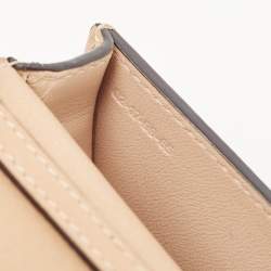 Chloe Beige Leather Mini Nile Minaudière Clutch Bag