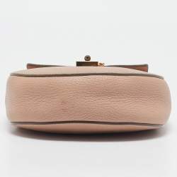 Pre Owned Chloe Beige Leather Small Drew Shoulder Bag