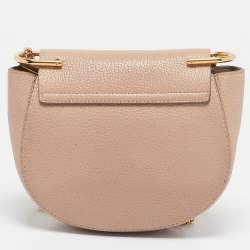 Pre Owned Chloe Beige Leather Small Drew Shoulder Bag