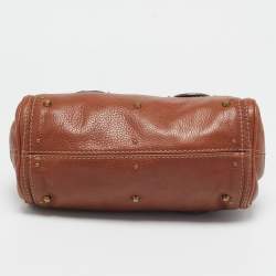Pre Owned Chloe Brown Leather Small Paddington Satchel