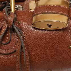 Pre Owned Chloe Brown Leather Small Paddington Satchel