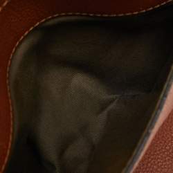 Pre Owned Chloe Brown Leather Medium Marcie Crossbody Bag