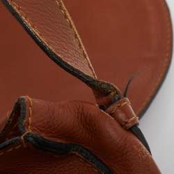 Pre Owned Chloe Brown Leather Medium Marcie Crossbody Bag