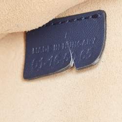 مملوكة مسبقًا Chloe Blue Leather Mini Georgia Crossbody Bag