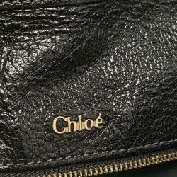 Pre Owned Chloe Black/Tan Leather Marlow Tote