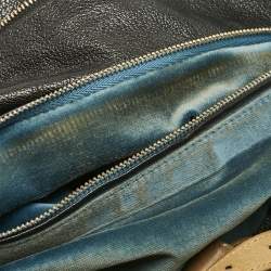 Pre Owned Chloe Black/Tan Leather Marlow Tote
