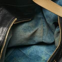 Pre Owned Chloe Black/Tan Leather Marlow Tote