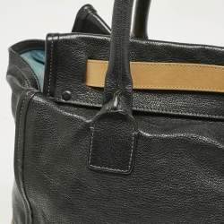 Pre Owned Chloe Black/Tan Leather Marlow Tote