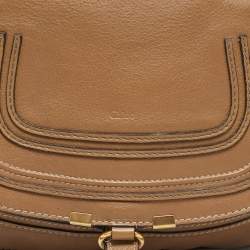 Chloé Tan Leather Medium Marcie Satchel