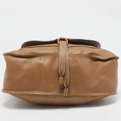 Chloé Tan Leather Medium Marcie Satchel