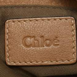 Chloé Tan Leather Medium Marcie Satchel