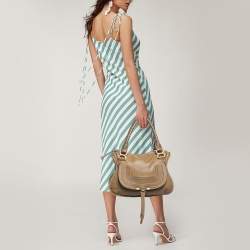 Chloé Tan Leather Medium Marcie Satchel