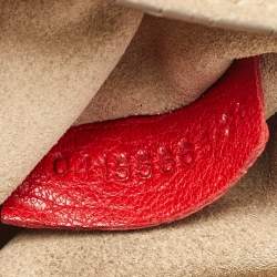 Chloe Red Leather Medium Drew Flap Chain Crossbody Bag
