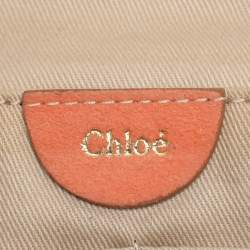Chloe Beige/Peach Calf Hair and Suede Chain Shoulder Bag