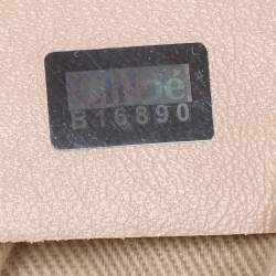 Chloe Beige/Peach Calf Hair and Suede Chain Shoulder Bag