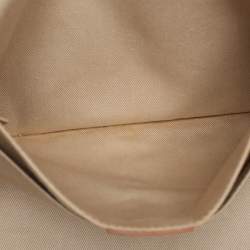 Chloe Beige/Peach Calf Hair and Suede Chain Shoulder Bag