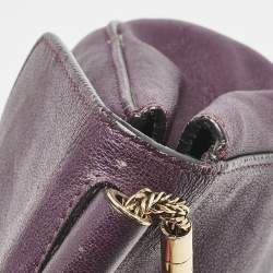 Chloe Purple Leather Small Elsie Chain Shoulder Bag