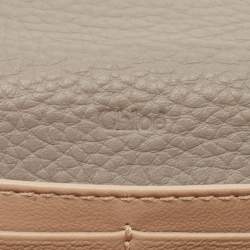 Pre Owned Chloé Grey Leather Marcie Continental Wallet