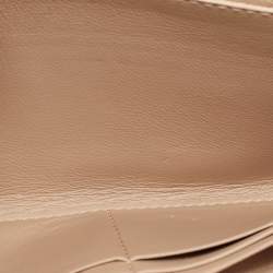 Pre Owned Chloé Grey Leather Marcie Continental Wallet