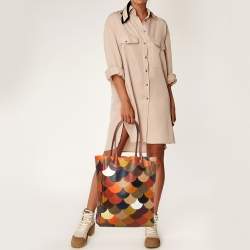 Chloe Multicolor Leather Large Patchwork Joyce Tote