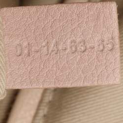 Pre Owned Chloe Peach Leather Medium Paraty Bag