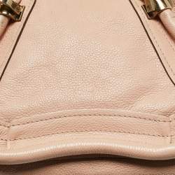 Chloe Light Peach Leather Small Paraty Bag
