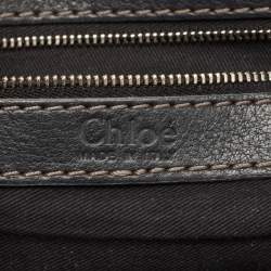 Pre Owned Chloe Navy Blue Leather Medium Paddington Satchel