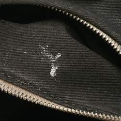 Chloe Black Quilted Patent Leather Bay Satchel