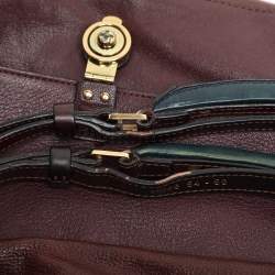 Chloe Multicolor Leather Pocket Satchel