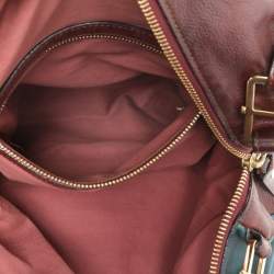 Chloe Multicolor Leather Pocket Satchel