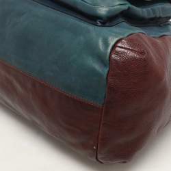 Chloe Multicolor Leather Pocket Satchel