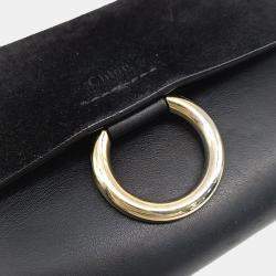 Pre Owned Chloe Black Canvas and Leather Payback Mini bag