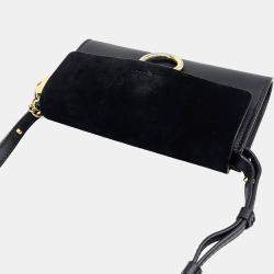 Pre Owned Chloe Black Canvas and Leather Payback Mini bag