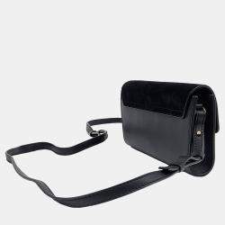 Pre Owned Chloe Black Canvas and Leather Payback Mini bag