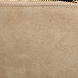 Pre Owned Chloé Black Leather and Suede Small Faye Shoulder Bag