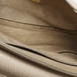 Chloe Light Beige Leather Medium Drew Shoulder Bag