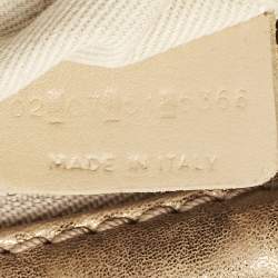 Pre Owned Chloe Gold Leather Medium Paddington Satchel