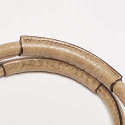 Pre Owned Chloe Gold Leather Medium Paddington Satchel