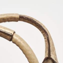 Pre Owned Chloe Gold Leather Medium Paddington Satchel